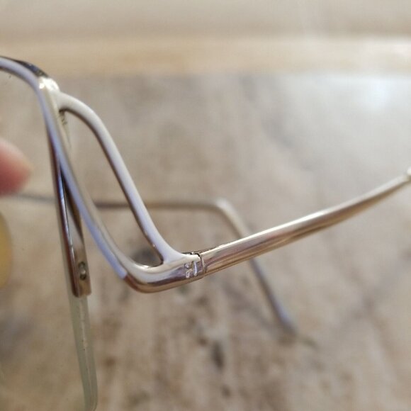 Vintage Halston U.S.A. 80's Sno Winter Eyeglass Frames 52/16/135 - Picture 3 of 9